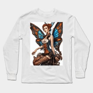 Steampunk Fairy - Gabby Long Sleeve T-Shirt